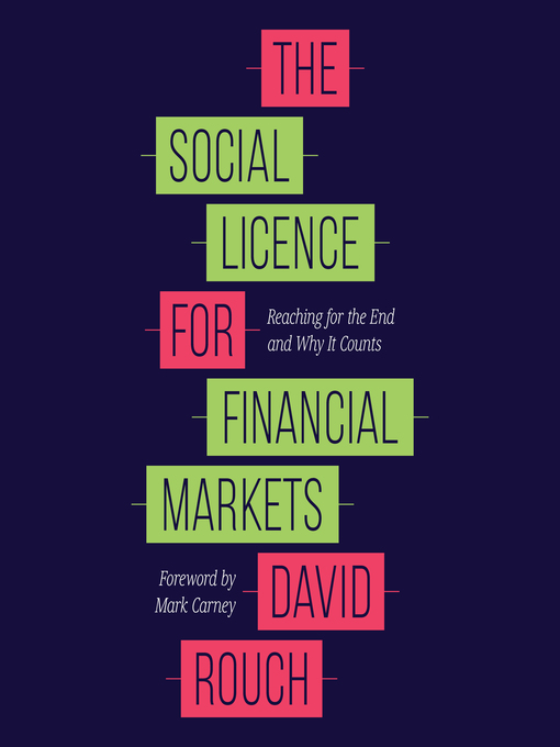 Title details for The Social Licence for Financial Markets by David Rouch - Available